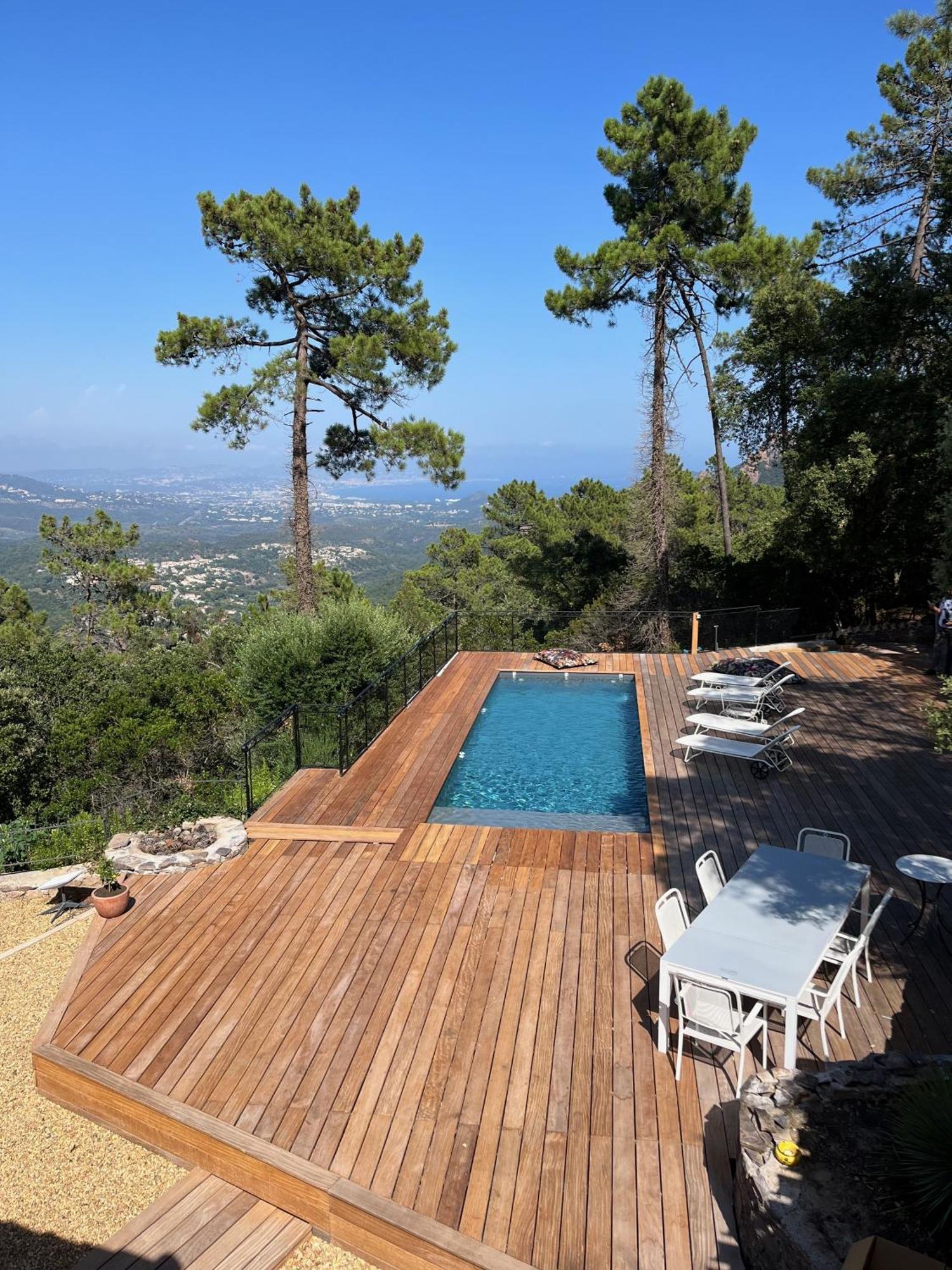 Villa Ormarine, Vue Exceptionnelle Sur La Baie De Cannes Et Le Mercantour Лез-Адре-де-л'Естерель Екстер'єр фото