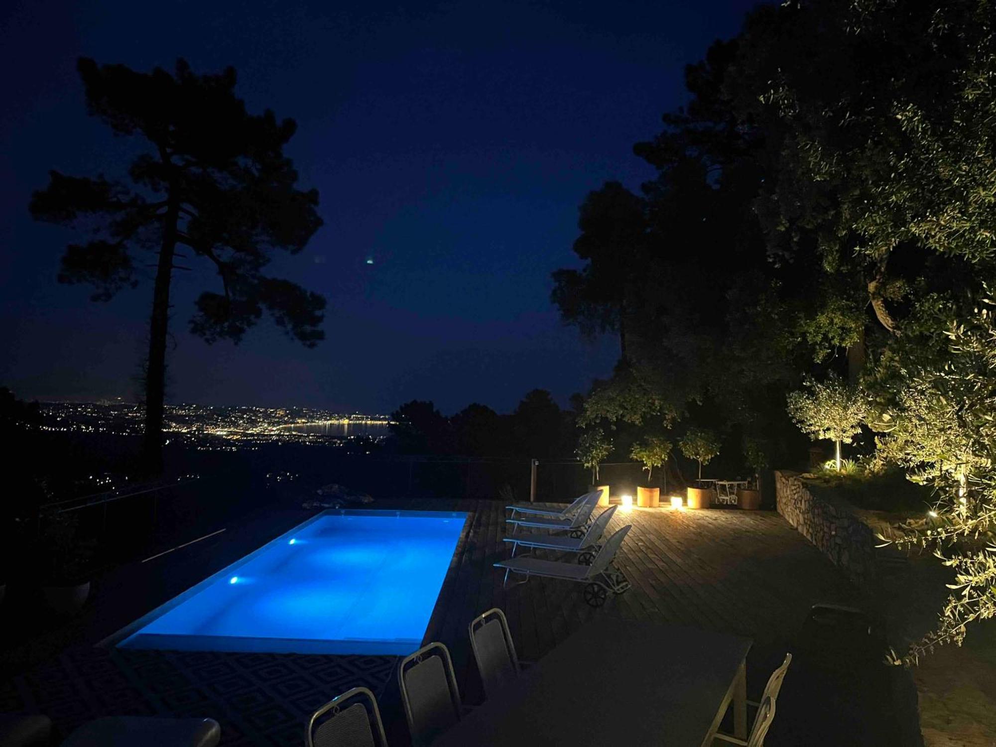 Villa Ormarine, Vue Exceptionnelle Sur La Baie De Cannes Et Le Mercantour Лез-Адре-де-л'Естерель Екстер'єр фото